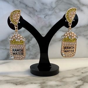 Ranch Water earrings 😄